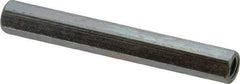 Electro Hardware - #10-32, 2" OAL, 1/4" Across Flats, Steel Hex Female Circuit Board Standoffs - 2" Body Length, Zinc-Plated Clear Chromate Finish - Eagle Tool & Supply