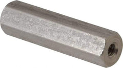 Electro Hardware - #4-40, 1" OAL, 1/4" Across Flats, Stainless Steel Hex Female Circuit Board Standoffs - 1" Body Length, Bright Finish - Eagle Tool & Supply