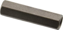Electro Hardware - #10-32, 1" OAL, 1/4" Across Flats, Stainless Steel Hex Female Circuit Board Standoffs - 1" Body Length, Bright Finish - Eagle Tool & Supply