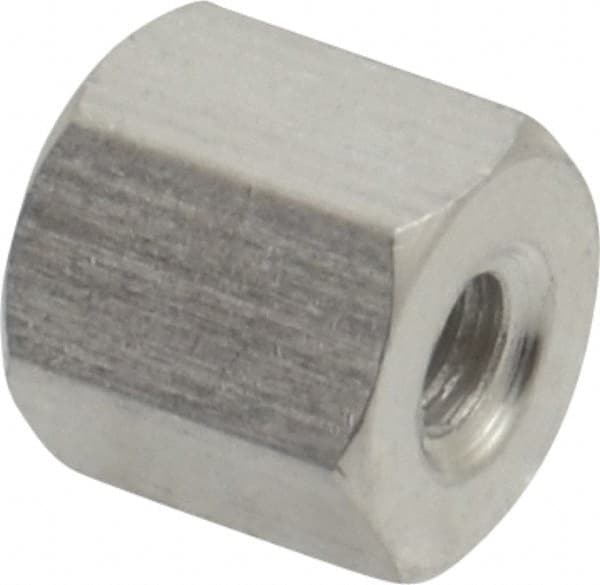 Electro Hardware - #10-32, 2" OAL, 3/8" Across Flats, Aluminum Female Hex Circuit Board Standoff - Eagle Tool & Supply