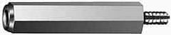 Electro Hardware - #8-32, 1-1/4" OAL, 1/4" Across Flats, Stainless Steel Hex Male/Female Circuit Board Standoffs - 7/16" Thread Depth, 7/8" Body Length, Bright Finish - Eagle Tool & Supply