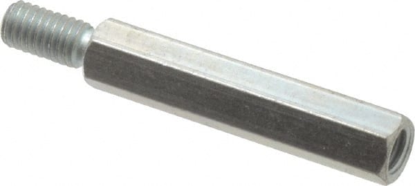 Electro Hardware - #10-32, 1-3/8" OAL, 3/8" Across Flats, Steel Male/Female Hex Circuit Board Standoff - Eagle Tool & Supply