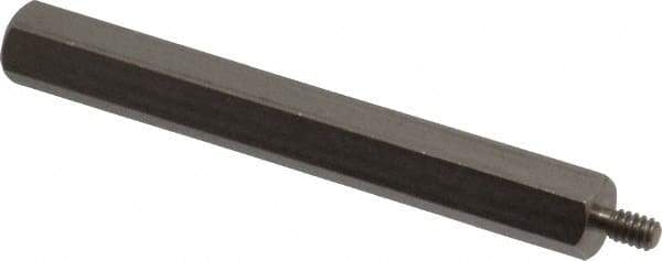 Electro Hardware - #4-40, 2-3/16" OAL, 1/4" Across Flats, Stainless Steel Hex Male/Female Circuit Board Standoffs - 1/4" Thread Depth, 2" Body Length, Bright Finish - Eagle Tool & Supply