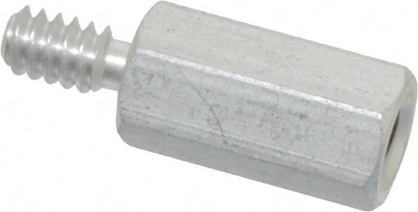 Electro Hardware - M5x0.8, 19.53mm OAL, 10mm Across Flats, Aluminum Male/Female Hex Circuit Board Standoff - Eagle Tool & Supply
