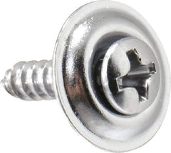 Value Collection - #6 Sems Oval Head Phillips Sheet Metal Screw - Steel, 5/8" OAL, Grade 2 - Eagle Tool & Supply