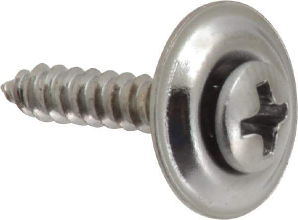 Value Collection - #6 Sems Oval Head Phillips Sheet Metal Screw - Steel, 3/4" OAL, Grade 2 - Eagle Tool & Supply