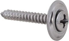 Value Collection - #6 Sems Oval Head Phillips Sheet Metal Screw - Steel, 1" OAL, Grade 2 - Eagle Tool & Supply