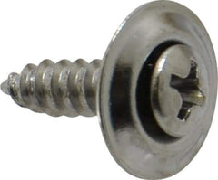 Value Collection - #8 Sems Oval Head Phillips Sheet Metal Screw - Steel, 5/8" OAL, Grade 2 - Eagle Tool & Supply
