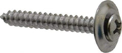 Value Collection - #8 Sems Oval Head Phillips Sheet Metal Screw - Steel, 1-1/4" OAL, Grade 2 - Eagle Tool & Supply