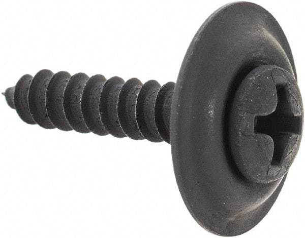 Value Collection - #6 Sems Oval Head Phillips Sheet Metal Screw - Steel, 3/4" OAL, Grade 2 - Eagle Tool & Supply