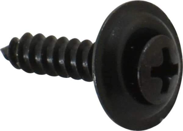 Value Collection - #8 Sems Oval Head Phillips Sheet Metal Screw - Steel, 3/4" OAL, Grade 2 - Eagle Tool & Supply