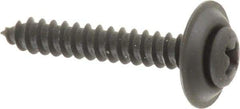 Value Collection - #10 Sems Oval Head Phillips Sheet Metal Screw - Steel, 1-1/4" OAL, Grade 2 - Eagle Tool & Supply