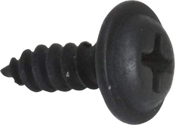 Value Collection - #8 Flat Head Phillips Sheet Metal Screw - Steel, 1/2" OAL, Grade 2 - Eagle Tool & Supply