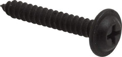 Value Collection - #10 Flat Head Phillips Sheet Metal Screw - Steel, 1-1/4" OAL, Grade 2 - Eagle Tool & Supply