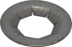 Value Collection - 5/8" OD, Spring Steel Push Nut - Zinc-Plated, 5/16" Shaft Diam - Eagle Tool & Supply