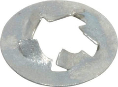 Value Collection - 1/4" Screw, 1/2" OD, Spring Steel Push Nut - Zinc-Plated - Eagle Tool & Supply