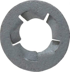 Au-Ve-Co Products - 5/16" Screw, 5/8" OD, Spring Steel Push Nut - Zinc-Plated - Eagle Tool & Supply