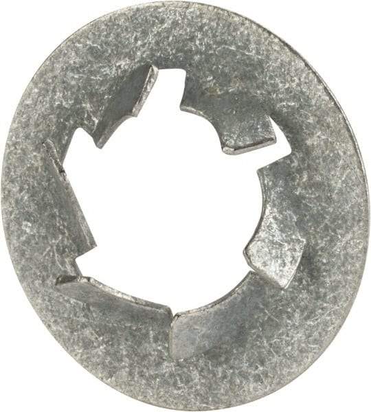 Value Collection - 7/16" Screw, 27/32" OD, Spring Steel Push Nut - Zinc-Plated - Eagle Tool & Supply