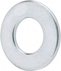 Value Collection - 5/16" Screw, Steel SAE Flat Washer - 11/32" ID x 11/16" OD, 1/16" Thick, Zinc-Plated Finish - Eagle Tool & Supply