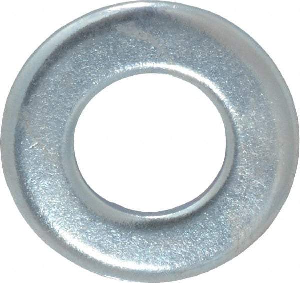 Value Collection - 7/16" Screw, Steel SAE Flat Washer - 15/32" ID x 59/64" OD, 1/16" Thick, Zinc-Plated Finish - Eagle Tool & Supply
