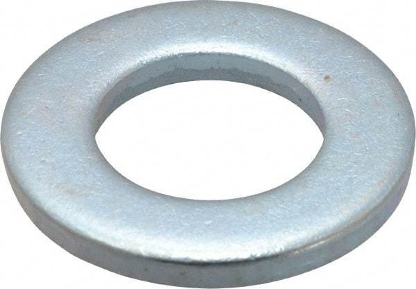 Value Collection - 3/4" Screw, Steel SAE Flat Washer - 13/16" ID x 1-1/2" OD, 9/64" Thick, Zinc-Plated Finish - Eagle Tool & Supply