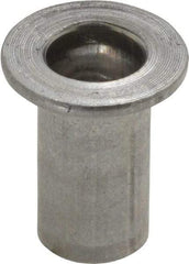 Value Collection - 5/16-18, 0.03 to 0.115" Grip, 27/64" Drill, Aluminum Standard Rivet Nut - Flat Head - Eagle Tool & Supply