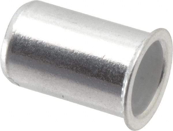 Value Collection - #8-32, 0.01 to 0.08" Grip, #2, Aluminum Standard Rivet Nut - Expander Head - Eagle Tool & Supply