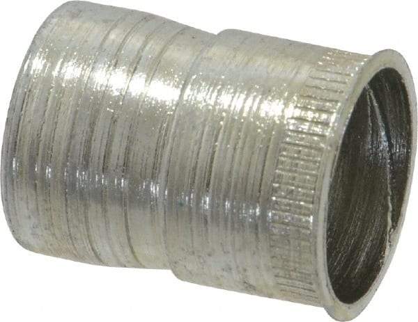 Marson - 3/8-16, 0.74" OAL, Thread-Sert Threaded Insert - 0.562" Hole Diam, 0.6" Head Diam, Steel - Eagle Tool & Supply