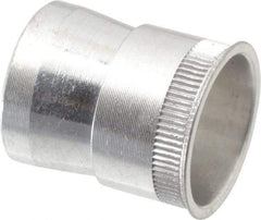 Marson - 5/16-18, 0.615" OAL, Thread-Sert Threaded Insert - 1/2" Hole Diam, 0.537" Head Diam, Aluminum - Eagle Tool & Supply