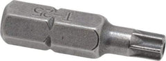 Value Collection - Tamper Resistant Torx Screwdriver Bit - 1" OAL - Eagle Tool & Supply