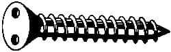 Made in USA - #10 Flat Head Spanner Sheet Metal Screw - Stainless Steel, 3/4" OAL, Grade 18-8 - Eagle Tool & Supply