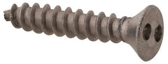 Made in USA - #6 Flat Head Spanner Sheet Metal Screw - Stainless Steel, 3/4" OAL, Grade 18-8 - Eagle Tool & Supply