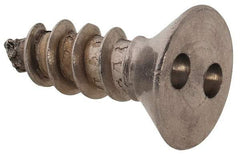 Made in USA - #8 Flat Head Spanner Sheet Metal Screw - Stainless Steel, 1/2" OAL, Grade 18-8 - Eagle Tool & Supply