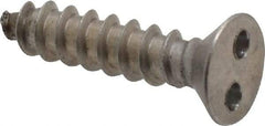 Made in USA - #8 Flat Head Spanner Sheet Metal Screw - Stainless Steel, 3/4" OAL, Grade 18-8 - Eagle Tool & Supply