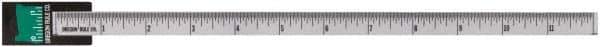 Made in USA - 3 Ft. Long x 1-1/4 Inch Wide, 1/16 Inch Graduation, Clear, Mylar Adhesive Tape Measure - Reads Top to Bottom, Vertical Rules - Eagle Tool & Supply