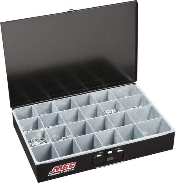 Value Collection - #8-32 to 1/4-20 Thread, 3,312 Piece Steel Nut & Washer Assortment - Grade 2, #6-32 to 1/4-20" Screw - Eagle Tool & Supply