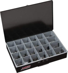 Value Collection - 755 Piece, 1/16 to 3/8" Pin Diam, Spring Pin Assortment - 1/2 to 2" Long, Grade 2 Steel - Eagle Tool & Supply