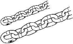 Peerless Chain - 7/8" Welded Alloy Chain - 34,200 Lb Capacity, Grade 80, Alloy Steel, Black Finish - Eagle Tool & Supply