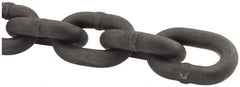 Peerless Chain - 5/8" Welded Alloy Chain - 18,100 Lb Capacity, Grade 80, Alloy Steel, Black Finish - Eagle Tool & Supply