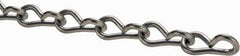 Made in USA - 0.105" Diam Steel Single Jack Chain - 29 Lb Load Limit, #12, Pre-Galvanized Finish - Eagle Tool & Supply