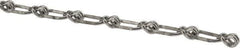 Campbell - 0.091" Diam Steel Single Loop Chain - 155 Lb Load Limit, #2, Hot Galvanized Finish, 1.08" Inside Length - Eagle Tool & Supply