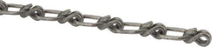 Campbell - 0.12" Diam Steel Single Loop Chain - 265 Lb Load Limit, #1/0, Hot Galvanized Finish, 1.29" Inside Length - Eagle Tool & Supply