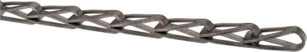 Made in USA - 0.035" Diam Steel Sash Chain - 105 Lb Load Limit, #35, Standard Finish - Eagle Tool & Supply