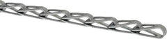 Made in USA - 0.028" Diam Steel Sash Chain - 80 Lb Load Limit, #30, Zinc Plated Finish - Eagle Tool & Supply