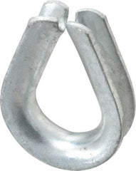 Campbell - 1/2" Wire Rope Thimble Clip - Steel, Heavy-Galvanized - Eagle Tool & Supply