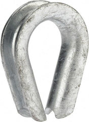 Campbell - 3/4" Wire Rope Thimble Clip - Steel, Heavy-Galvanized - Eagle Tool & Supply