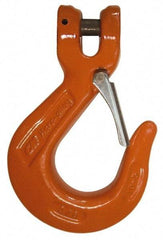 CM - 3/4 Inch Chain Diameter, Grade 80 Clevis Hook - 28,300 Lbs. Load Capacity, 13/16 Inch Inside Diameter, 2-1/2 Inch Hook Throat, 1-3/4 Inch Hook Width - Eagle Tool & Supply