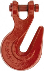 Campbell - 3/4 Inch Chain Diameter, Grade 70 Clevis Hook - 28,300 Lbs. Load Capacity, 15/16 Inch Inside Diameter, 15/16 Inch Pin Diameter, 13/16 Inch Hook Throat - Eagle Tool & Supply