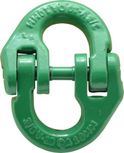 Campbell - Carbon Steel Removable Coupling Link - 3/8" Diameter, 8,800 Lb Load Limit - Eagle Tool & Supply