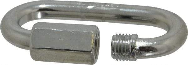 Campbell - Zinc Plated Carbon Steel Quick Link - 5/16" Diameter, 1,760 Lb Load Limit - Eagle Tool & Supply